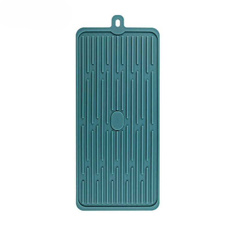 

Потовщений силіконовий килимок для сковороди Килимок для посуду Теплоізоляційний килимок Квадратний великий дренажний килимок Силіконовий килимок для випічки Килимок для випікання Килимок для столу, що не пригорає 47x20cm зелений