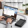 2.5/3.5 Inch HDD Case USB 3.0 Hard Drive Disk Enclosure SATA To USB 3.0 Adapter External Hard Drive Box for PC Laptop Tool-less