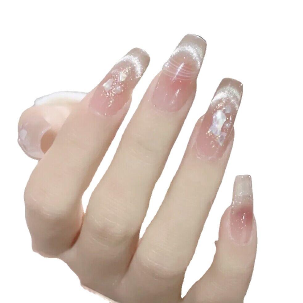 Pure Hand-made Phototherapy Wear Armor Shell Wind Chime Wear Armor Finished Product Reusable Manicure Patch Can Be Removed