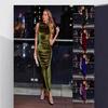 Rochie Bodycon Velvet 2024, fără mâneci, cu crăpătură laterală, croială mulată