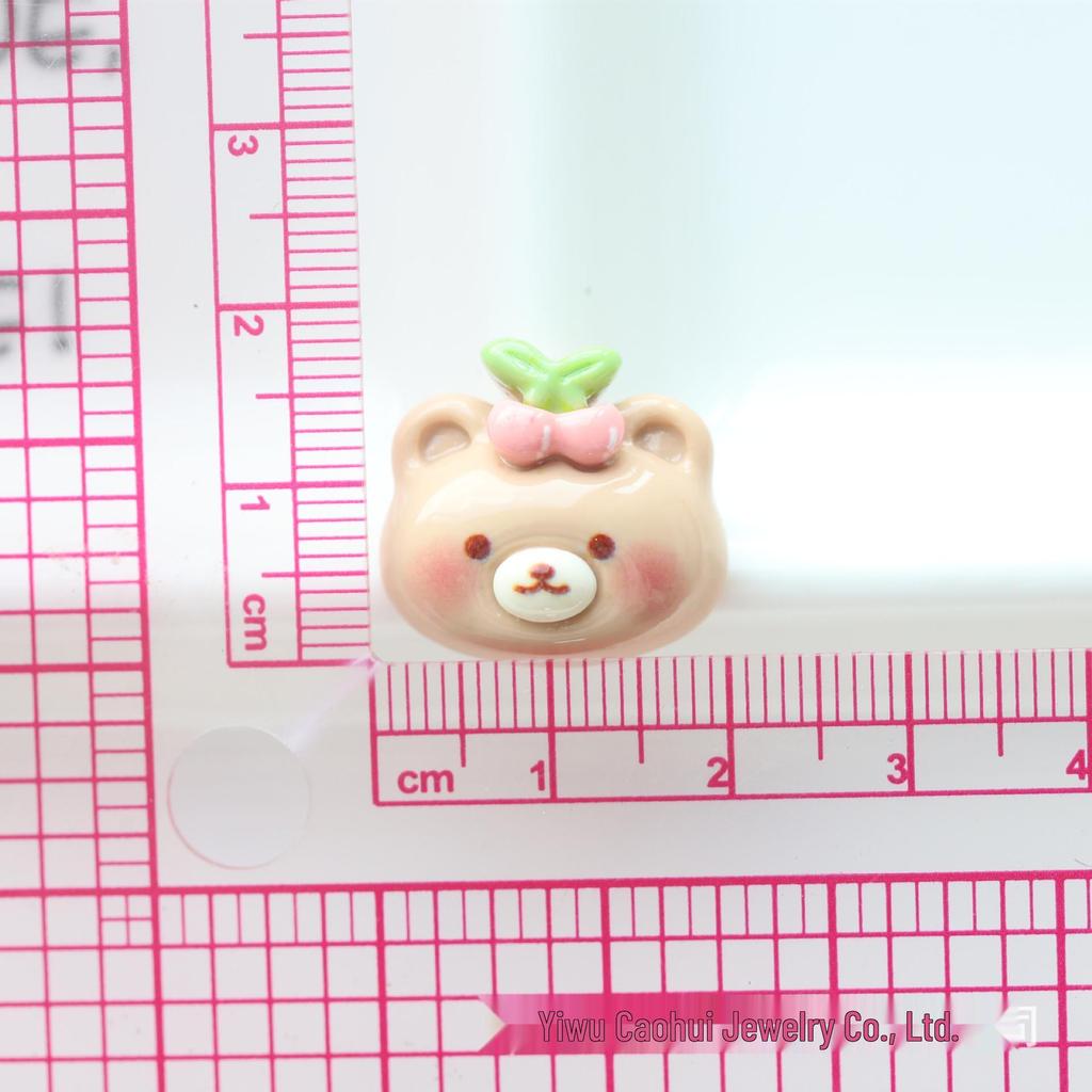 Cute Bear DIY Resin Jewelry, Phone Case, Hair Clips & Ties