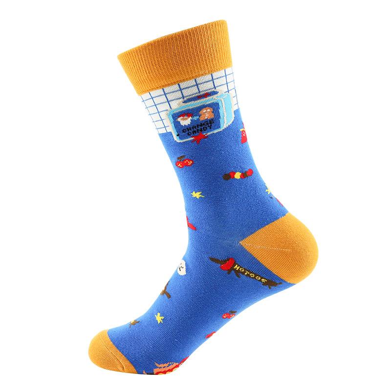 Women's Autumn and Winter Personality Street Tube Cotton Socks