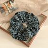 New Autumn/Winter Large Leopard Pattern Large Intestine Hairband Balls Hair Rope Lazy Wind Rope Versatile Hair Accessories