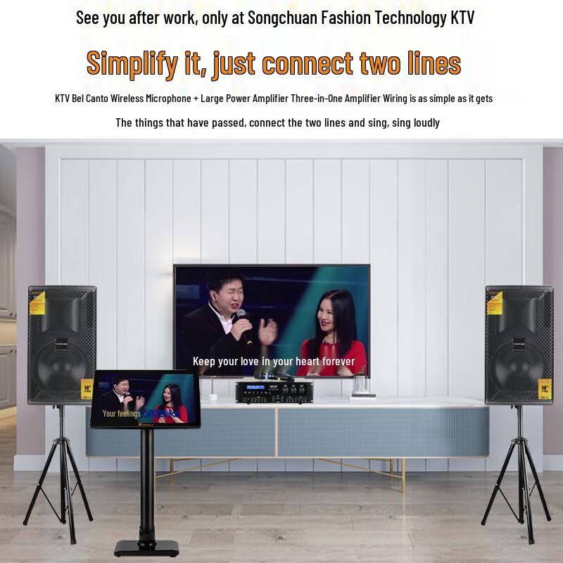 Songchuan SP101 Professional Home KTV Karaoke System CN Plug (adapter Included) (CN Version)