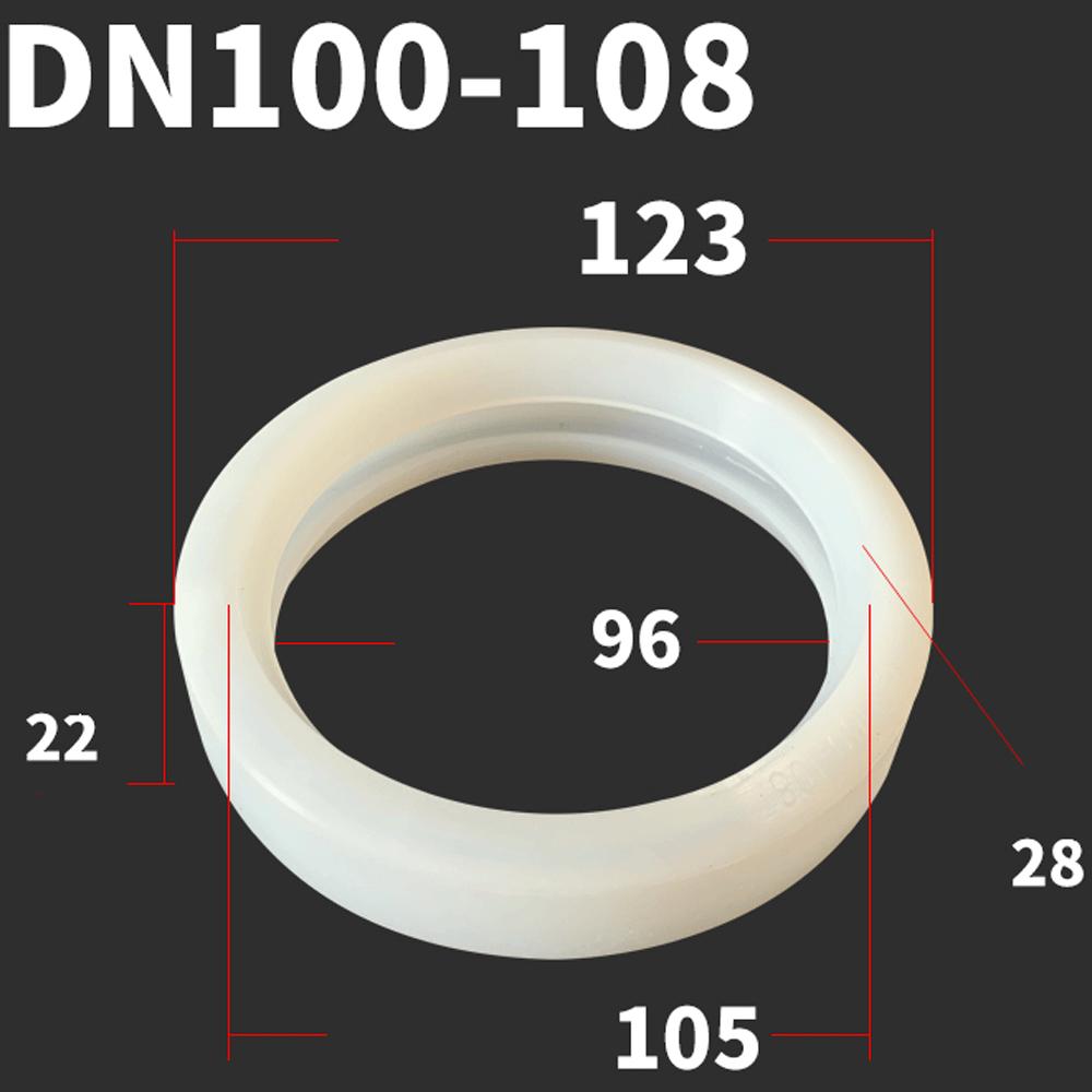 DN0.75-200 VMQ Slicone Rubber Sealing Seal Gasket Strip For Hough Section Coupling Clamp O-shaped groove