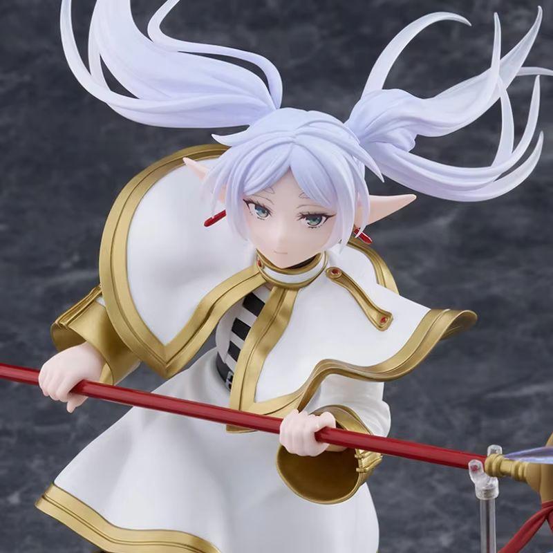Beyond The End Of The Journey 21Cm Frieren Cartoon Character Model Statue Exquisite Desktop Ornaments Decorative Gifts