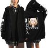 Fall Winter Fashion Tokyo Avengers Zipper Hoodie Sweatshirt Casual Harajuku Versatile Sweatshirt Men Women Fleece Jacket Coat