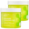 V10 Pore Cleansing Pad Exfoliating & Pore Care Toner Pads 80 Sheets X2