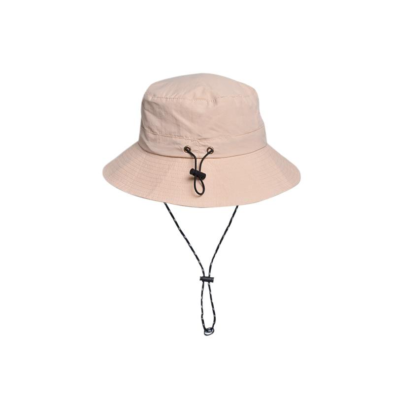 New summer waterproof bucket hat men's outdoor fishing mountaineering hat folding storage color matching sunshade sun protection hat children
