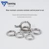 High-Strength Stainless Steel Spring Washers - 304/201/316 GB93 Elastic Anti-Loosening Metal Washers