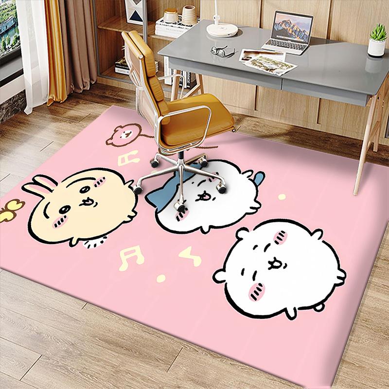 Chiikawa1 Printed Absorbent Washable Carpet, Non-Slip Bathroom Mats, Kitchen Rugs, Yoga Mat,Living Room Entrance, Camping Picnic Rugs