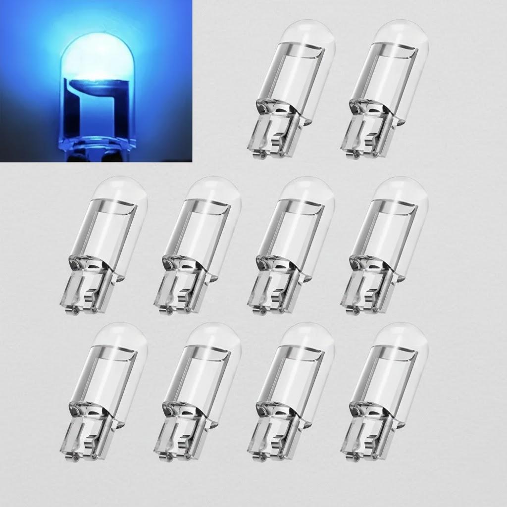 

10PCS COB LED Car Wedge Light Side Door Bulb Instrument Lamp Auto License Plate Clearance Dashboard Lighting