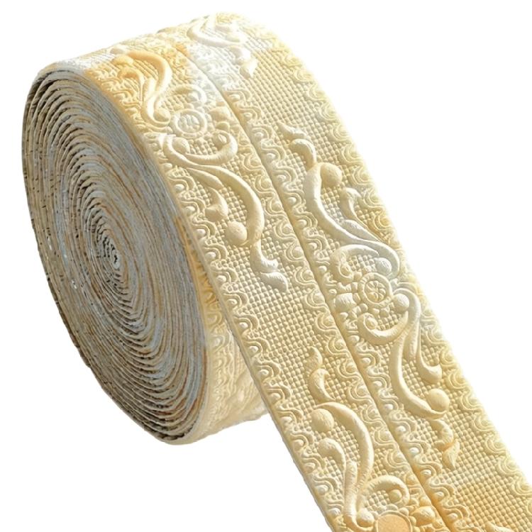 Fita de Borda de PVC Estilos Clássicos Para Design de Interiores Com Padrão Relevo e Característica de Fácil Remoção Resistente a Arranhões