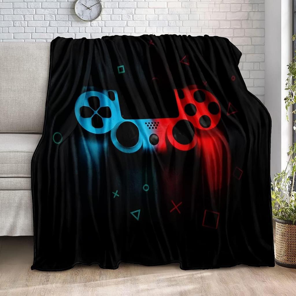 Super Soft Gaming Throw Blanket – Video Game-Inspired Gift for Kids, Teens & Boys – Perfect for Couch, Sofa or Bed