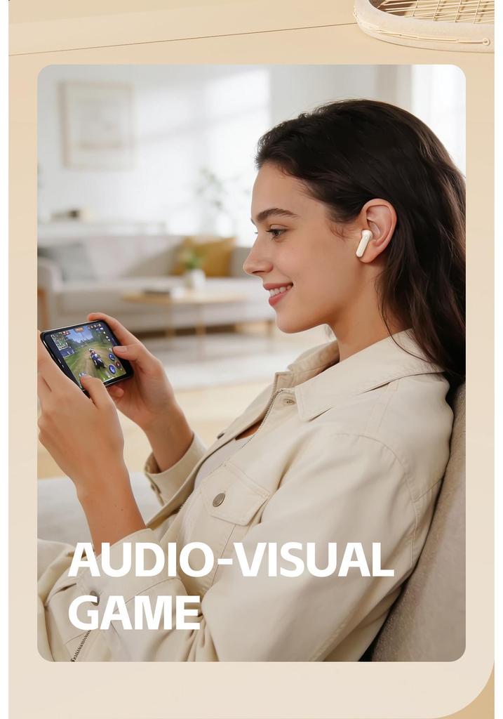 New Flip Cover Mirror Display TWS In-Ear Wireless Bluetooth Earbuds with Long Battery Life & High Sound Quality