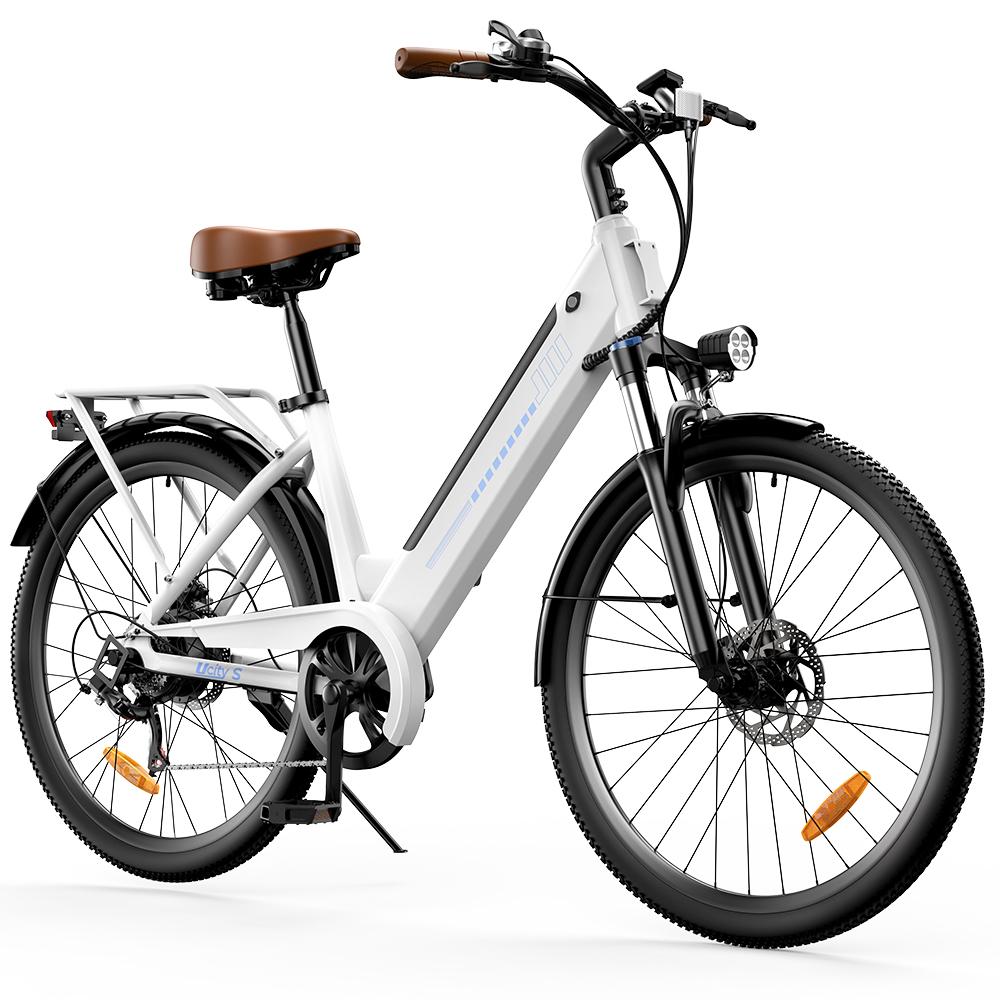 IScooter Ucitys Městské elektrické kolo pro dojíždění Unisex Motor 350W Baterie 36V13Ah Nosnost 120 KG Dojezd 88KM Městské E-kolo
