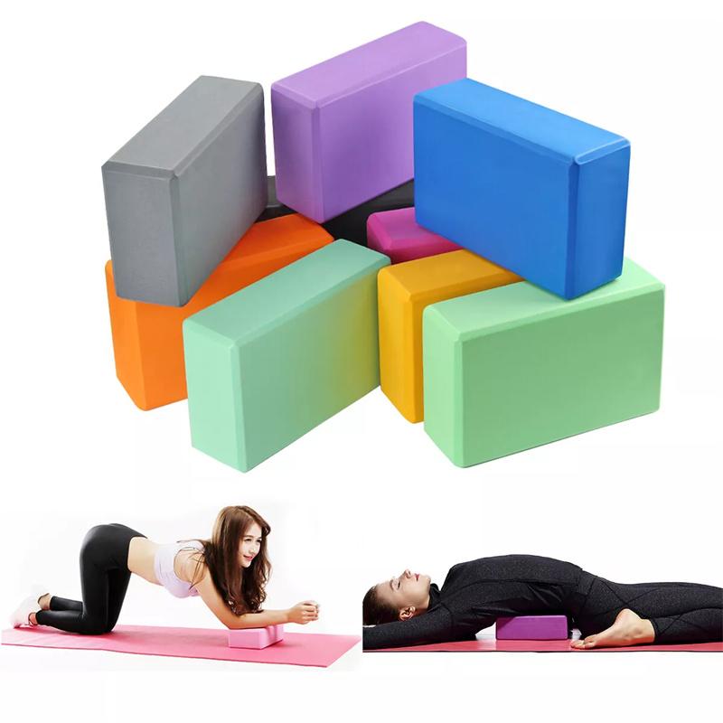 EVA Yoga Block Brick Non-Slip Body Shaping Health Training Sports Stretching Exercise Pilates Gym Foam Fitness Equipment