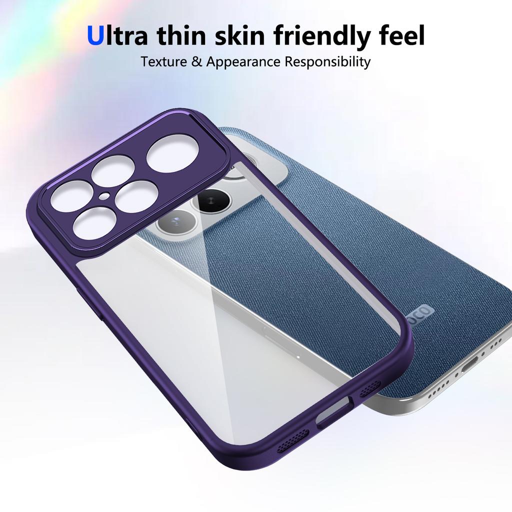 For Xiaomi Poco F8 Ultra/Redmi K90 Pro Max 5G Case Matte Skin Touch Clear PC + TPU Shockproof Phone Back Cover