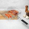 Extra Large BBQ Rack Folding Barbecue Mesh Mat Practical Fish Grill Basket  Fish Steak Vegetable