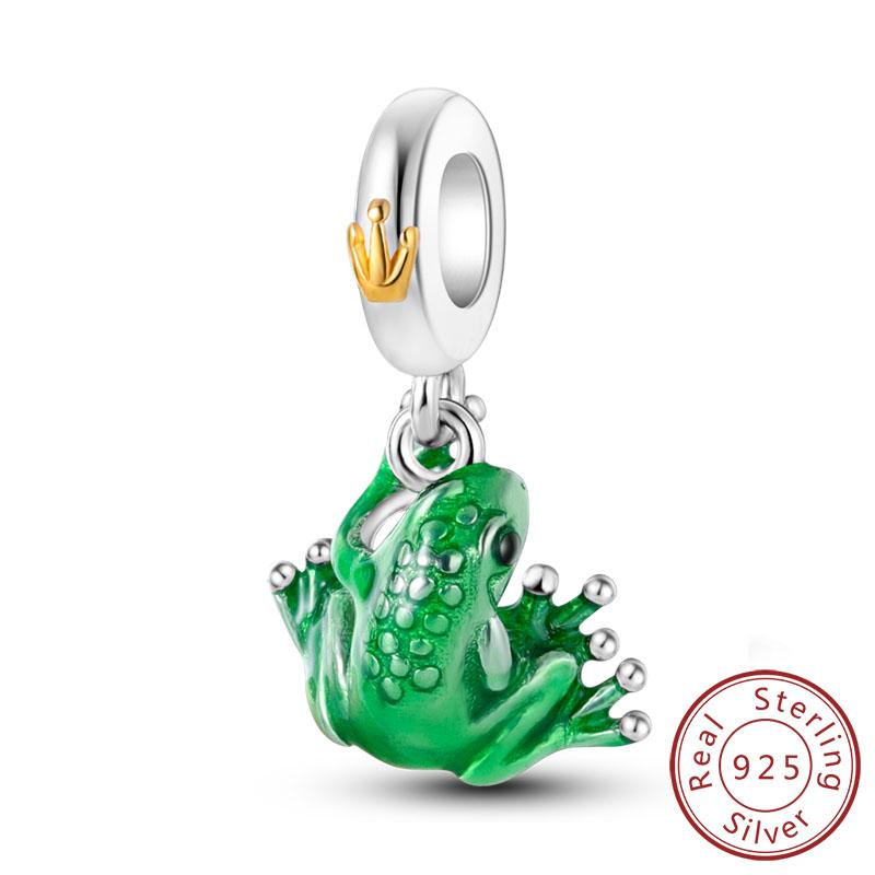 S Copper Charms Beads Pendant Elephant Cat Dog Animal Beads Fit Original Bracelet Charms Women Jewelry