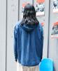 RESSAC Oversized Stonewashed Denim Hoodie Shirt