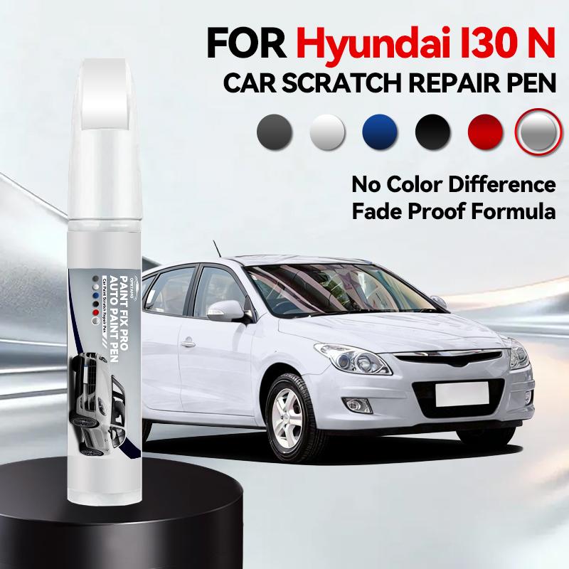 

For Hyundai I30 N 1994-2025 Paint Repair Pen Touch Up Scratch Remover DIY Auto Accessories Black White Silver Blue Red срібний