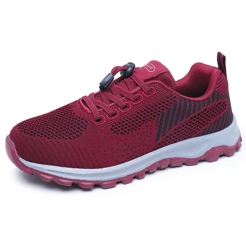 Fashion Large size Women's Shoes Fashion Soft Sole Anti-slip Mesh Lightweight Comfort Sneakers Shoes for Women Zapatos De Mujer 2024