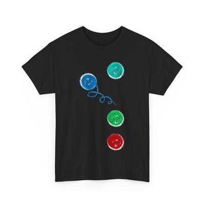 Groovy Buttons Damen Herren Lustiges T-Shirt