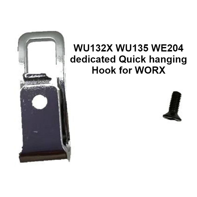 

WU132X Специальный комплект модификации для быстрого подвешивания с крючком для электрической дрели WORX, пряжка для ремня на талии, быстросъемные портативные инструменты