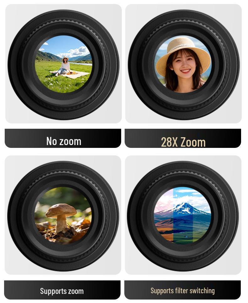 DC101 68MP Mirrorless Camera with Flip Screen and Viewfinder Knob