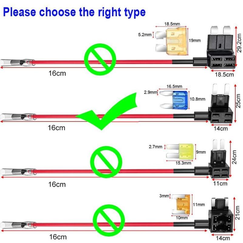 5Pcs 20A Blade Fuses Add-a-Circuit Adapter Mini Fuses Box Circuit Adapter Fuses Holder Universal for Car Boat Tractor