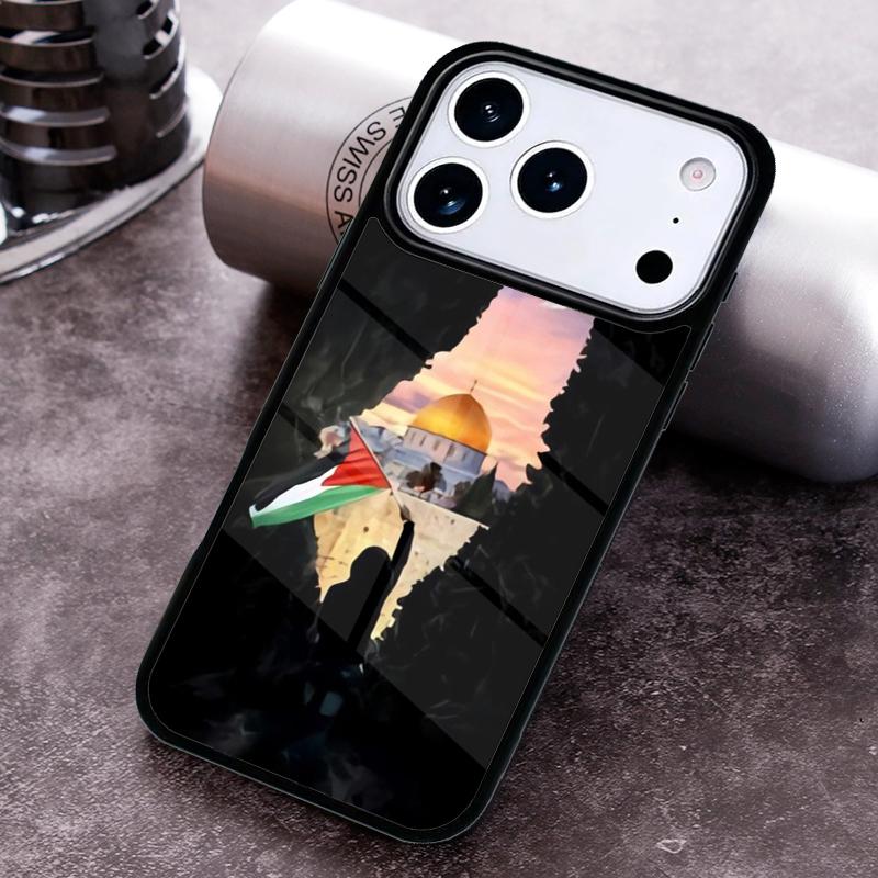 

P=alestine Flag Phone Case for iPhone 17 16 15 Pro Max Air 14 13 12 11 Plus Shockproof Capa Cover iPhone 15 Pro