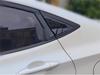 Carbon Fiber Rear Triangle Window Louver Sunroof Trim for Modern Rena 3-Box Car - Bright Black
