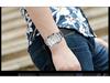 MEGIR Men's Sports Outdoor Stainless Steel Square Watch, 2018 Edition