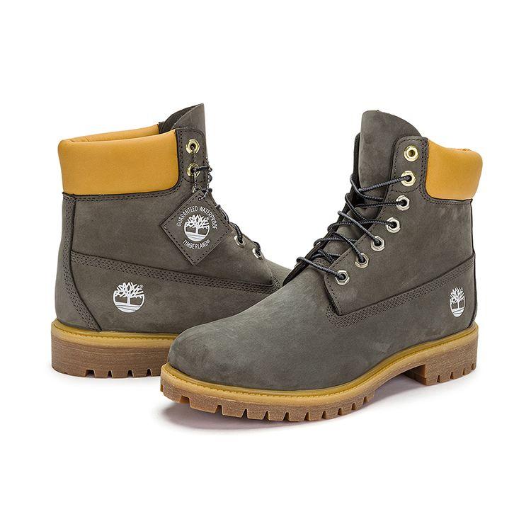 Timberland Waterproof Durable Short Outdoor Boots Men Boots Dark-Gray A6873W