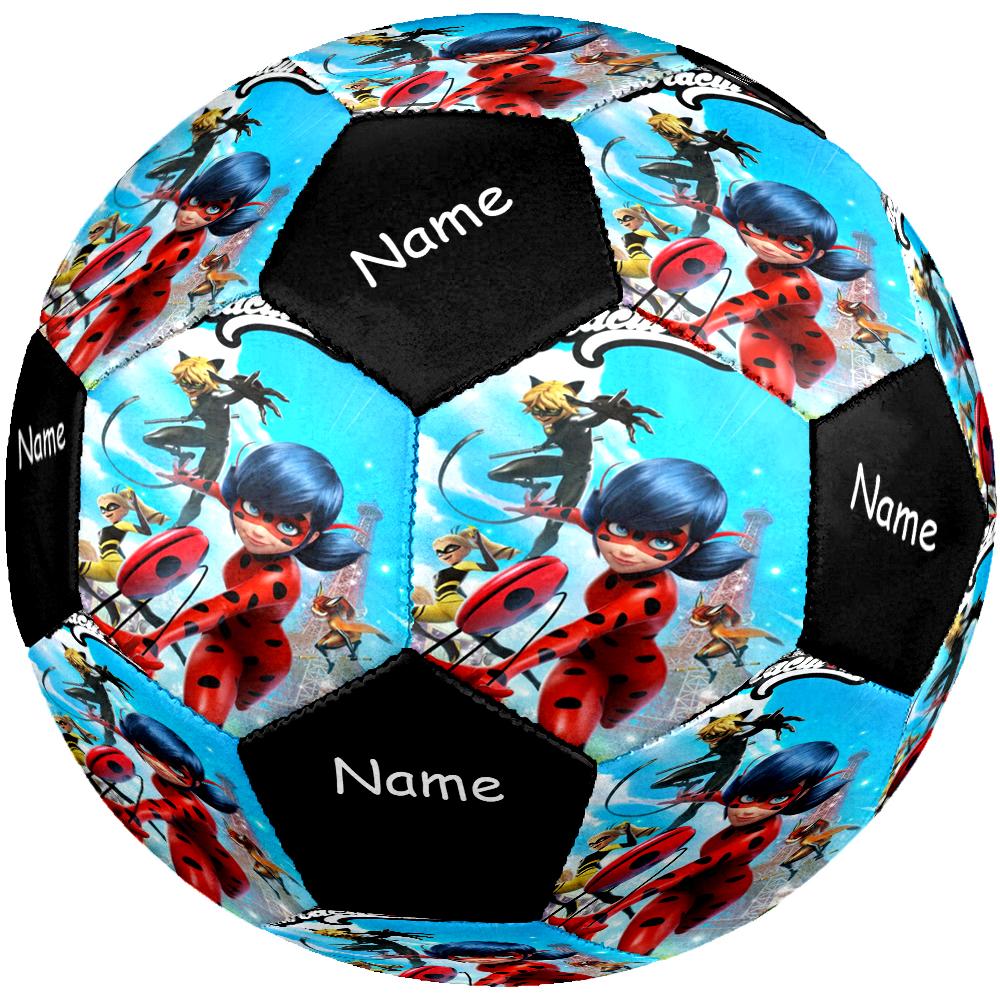 Custom Name Miraculous Theme Size 5 Soccer Ball, Suitable for Both Indoor and Outdoor Matches, a Gift Suitable for Everyone.