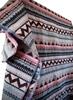 striped native Ortega craft handmade bag denim and other projects Ethnic-style fabric, 2m, scraps, pattern, design, supplies, making, remake, (pink