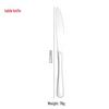 1010 Series 410 Stainless Steel Western Tableware Set – Serving Spoon & Cake Set for Restaurants & Hotels