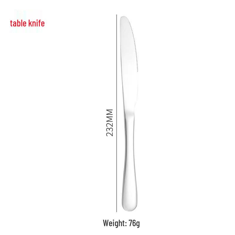 1010 Series 410 Stainless Steel Western Tableware Set – Serving Spoon & Cake Set for Restaurants & Hotels