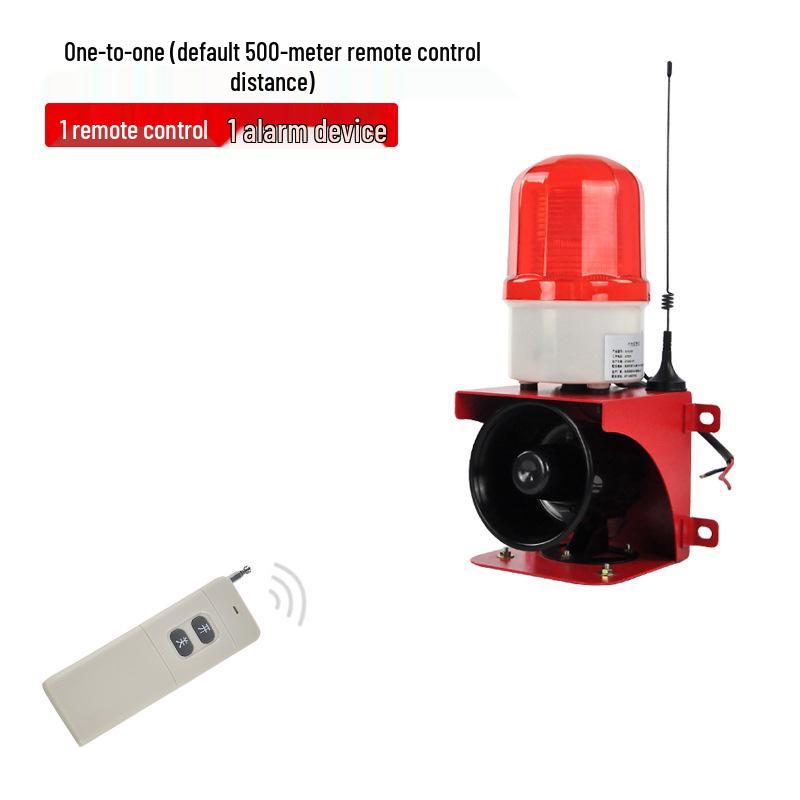 Infrared Remote Sound & Light Alarm, Wireless Voice Alert TGSG-110Y