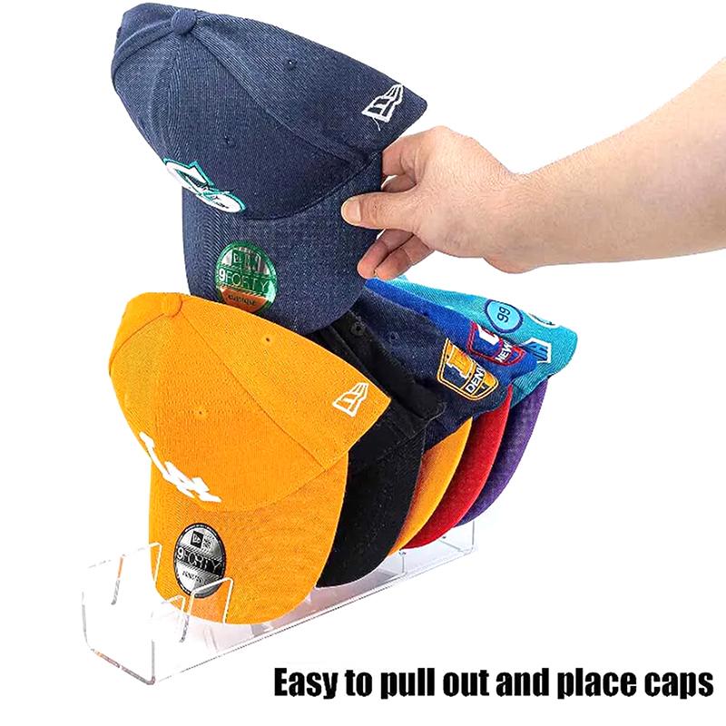 7 Löcher Acryl Hut Baseballkappe Präsentationsständer Langlebiger Klarer Acryl Hut Halter Für Zuhause Schrank Aufbewahrungsorganisation Geschäfte Dekor