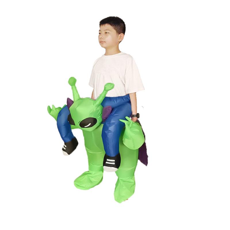 Inflatable Alien Carry-Me Costume for Halloween and Parties