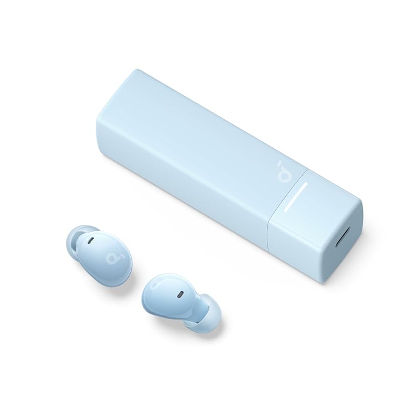 

Anker Soundcore A30i (Bluetooth 5.4) [Completely wireless earphones/active noise canceling/multipoint connection/small and lightweight] Blue