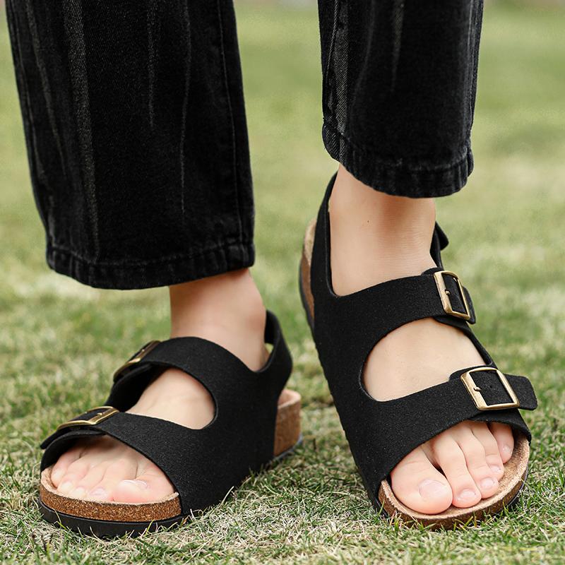 Módní Pánské Pohodlné Luxusní Sandály Módní Ležérní Venkovní Plážové Pantofle Prodyšné Brodivé Boty Kožené Pánské Sandály Letní Obuv