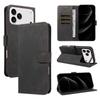 TPU Leather Phone Case for Iphone16e 16 Pro Max 15 14 13 12 11 XS 7 8Shockproof with Card Slot, Stand and Wallet Function Cover