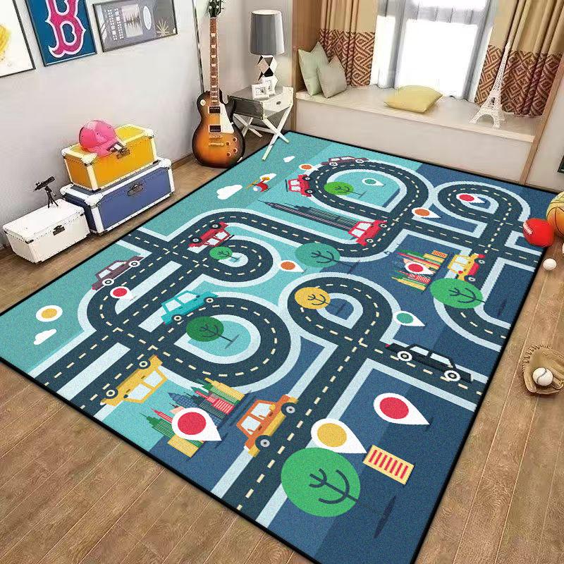 

Children s Style Flannel CARPET FOR LIVE ROOM Luxury Home Decoration Bedroom Rugs Easy Clean Lounge Floor Mats Dining Room 60x90cm