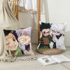 Hunter Gon Killua Curarpikt Anime Cartoon Pillow Case Office Cushions Suitable For Sofa Car Bedroom Decorative Cushion Cover