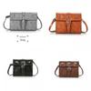 Trendy Retro European American Design Small Square Bag For Women With Magnetic Closure