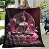 Buddhismus Buddha Šákjamuni Guanyin Bódhisattva Plyšová deka, Flanelová deka Přehozová deka do obývacího pokoje Ložnice Postel Pohovka Modlitba