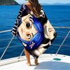 1pc Coraline5 Beach Towel with Custom Name, Beach/Swimming/Bath/Picnic/Camping Towel, Suitable for Seaside Beaches